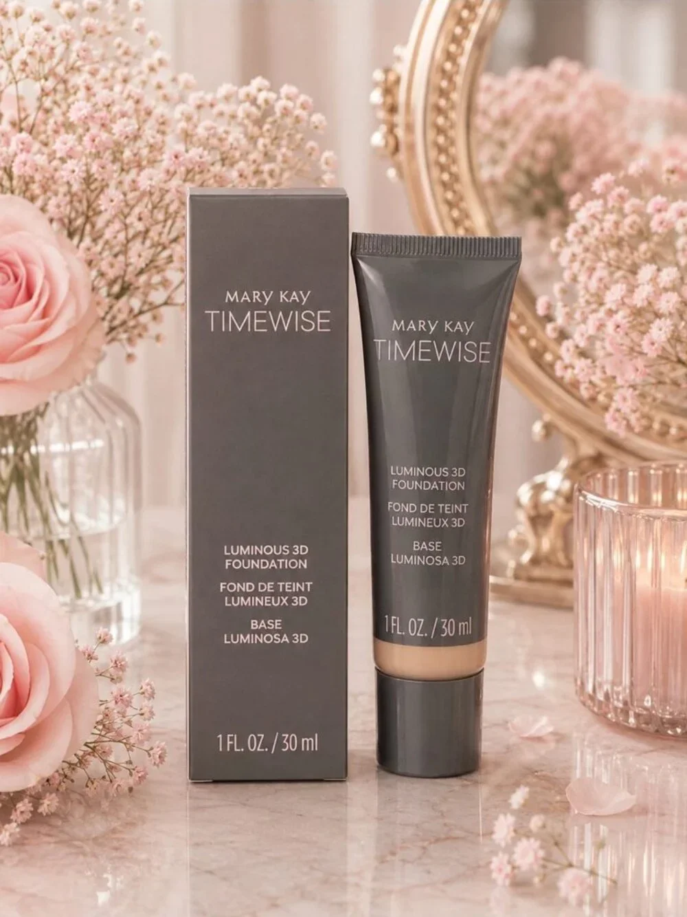 Mary Kay TimeWise Luminous Foundation  Beige W100 New